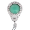 Лупа на струбцине круглая 5D с подсветкой 84 SMD LED, ø178мм, белая REXANT