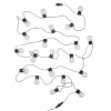 Лофт-гирлянда светодиодная 5 м, черный ПВХ, 20 LED, теплое белое свечение NEON-NIGHT