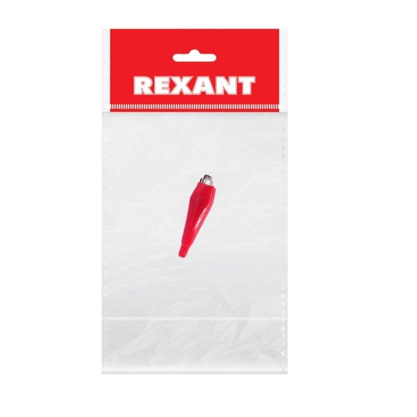 Зажим «Крокодил» 5А, 56мм, в изоляторе REXANT