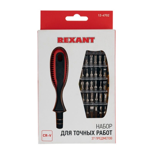 Набор отверток для точных работ 37 предметов REXANT