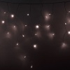 Гирлянда светодиодная Бахрома (Айсикл) 4,8х0,6м 176 LED ТЕПЛЫЙ БЕЛЫЙ прозрачный ПВХ IP65 постоянное свечение 230В нужен блок 303-500-1 NEON-NIGHT