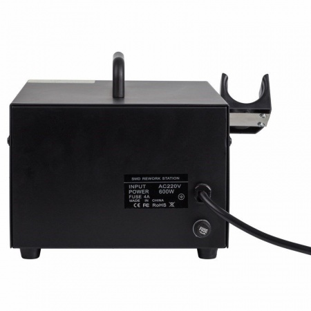 Паяльная станция (паяльник + фен), модель R852AD+, 100-500°C, LED дисплей REXANT