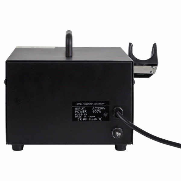 Паяльная станция (паяльник + фен), модель R852AD+, 100-500°C, LED дисплей REXANT