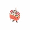 Тумблер 250V 15А (6c) ON-ON двухполюсный  (KN-202)  REXANT (в упак. 1шт.)