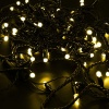 Гирлянда светодиодная Нить 10м 100 LED ЖЕЛТЫЙ черный ПВХ IP65 постоянное свечение 230В соединяется нужен блок 303-500 NEON-NIGHT