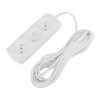 Удлинитель STANDARD 3 гнезда, 7м, 2х0,75мм², б/з, белый PROconnect