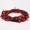 Гирлянда Нить управляемая 10м 100 LED РОЗОВЫЙ черный ПВХ IP65 свечение с динамикой 230В NEON-NIGHT