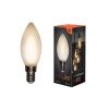 Лампа филаментная Свеча CN35 9,5Вт 915Лм 2700K E14 матовая колба REXANT