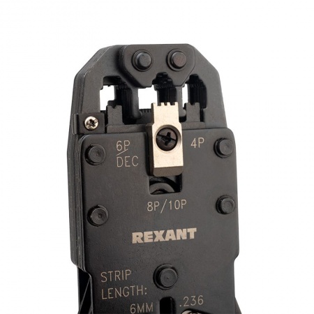 Кримпер HT-200R ТАЙВАНЬ для обжима 10P10C, 8P8C, 6P6C, 4P4C REXANT