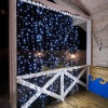 Гирлянда светодиодная Занавес 2х3м 760 LED БЕЛЫЙ черный ПВХ IP65 постоянное свечение 230В блок в комплекте NEON-NIGHT