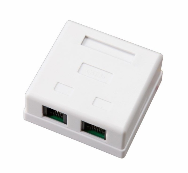 Розетка комбинированная внешняя, UTP RJ-45(8P8C) + RJ-11(6P-4C) REXANT