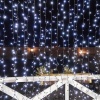 Гирлянда светодиодная Занавес 2х3м 760 LED БЕЛЫЙ черный ПВХ IP65 постоянное свечение 230В блок в комплекте NEON-NIGHT