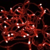 Гирлянда светодиодная Нить 10м 100 LED КРАСНЫЙ прозрачный ПВХ IP65 эффект мерцания 24В соединяется NEON-NIGHT нужен трансформатор 531-100/531-311/531-312