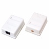 Розетка сетевая LAN, на стену, 1 гнездо 8Р8С (RJ-45), CAT 5e REXANT