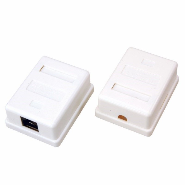 Розетка сетевая LAN, на стену, 1 гнездо 8Р8С (RJ-45), CAT 5e REXANT