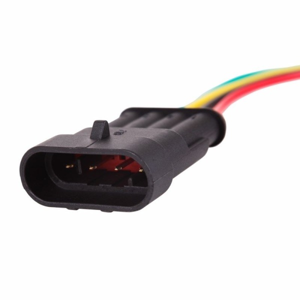 DJ7031-1.5-11 автомобильный разъем штекер с проводом 20см (3-х контактный)