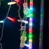 Гирлянда светодиодная Бахрома (Айсикл) 4,8х0,6м 176 LED RGB прозрачный ПВХ IP65 свечение с динамикой 230В нужен контроллер 245-908 NEON-NIGHT