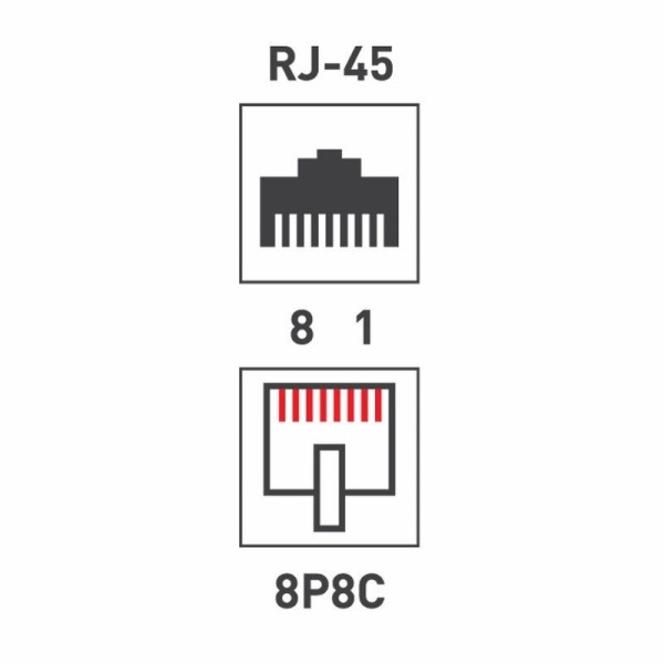 Розетка сетевая LAN, на стену, 2 гнездо 8Р8С (RJ-45), CAT 5е REXANT
