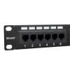 Панель коммутационная 19", 1U, 24 порта, UTP, RJ-45, CAT 5e REXANT