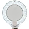 Лупа настольная 3D+12D с подсветкой 40 SMD LED, ø100мм, белая REXANT